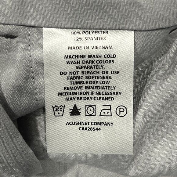 Footjoy FJ Athletic Mens Gray Golf Performance Stretch Chino‎ Pants Size 32X32 - Picture 5 of 12